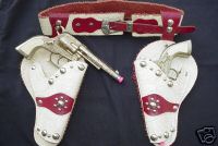 DALE EVANS TOY CAP GUN AND HOLSTER SET WITH ACCESSORIES
